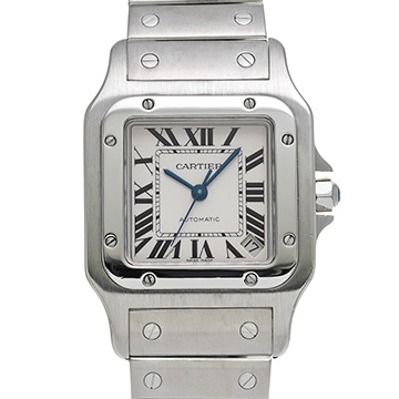 カルティエ サントス ガルベ XL W20098D6 シルバー メンズ 時計 【中古】【wristwatch】