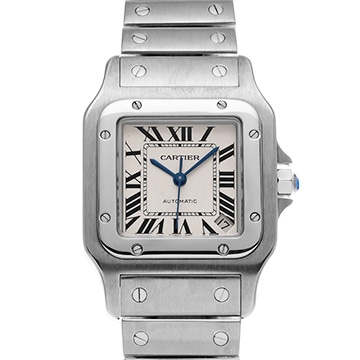 カルティエ サントス ガルベ XL W20098D6 シルバー メンズ 時計 【中古】【wristwatch】