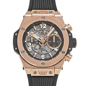 ウブロ ビッグバン ウニコ キングゴールド 441.OX.1181.RX マットブラックスケルトン メンズ 時計 【中古】【wristwatch】