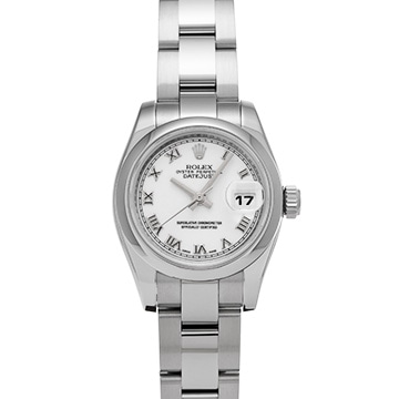 ロレックス デイトジャスト 179160 ホワイト レディース 時計 【中古】【wristwatch】