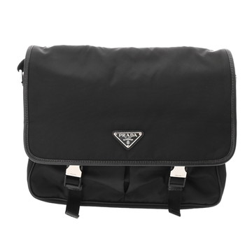 プラダ メッセンジャーバッグ ブラック 2VD768 ナイロン メンズ バッグ 【中古】【bag】