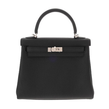 エルメス ケリー 25 内縫い 2WAY ブラック トゴ レディース バッグ 【未使用】【bag】