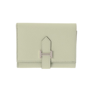 エルメス ベアン コンビネ ヴェールフィズ/ヴェールユッカ ヴォーエプソン レディース 財布 【未使用】【purse】