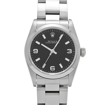 ロレックス オイスターパーペチュアル 67480 ブラック ユニセックス 時計 【中古】【wristwatch】