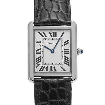 カルティエ タンク ソロ LM WSTA0028 シルバー レディース 時計 【中古】【wristwatch】