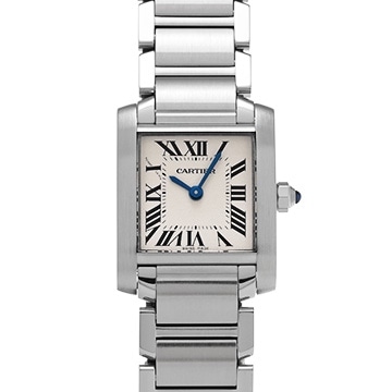カルティエ タンクフランセーズ SM　 W51008Q3 シルバー レディース 時計 【中古】【wristwatch】