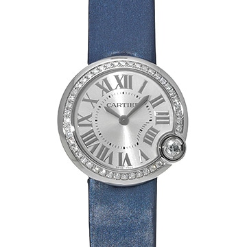 カルティエ バロン ブラン ドゥ カルティエ W4BL0003 シルバー レディース 時計 【中古】【wristwatch】
