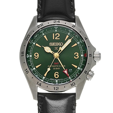 セイコー プロスペックス アルピニスト SBEJ005 グリーン メンズ 時計 【中古】【wristwatch】