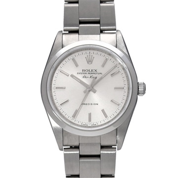 ロレックス エアキング 14000 シルバー メンズ 時計 【中古】【wristwatch】