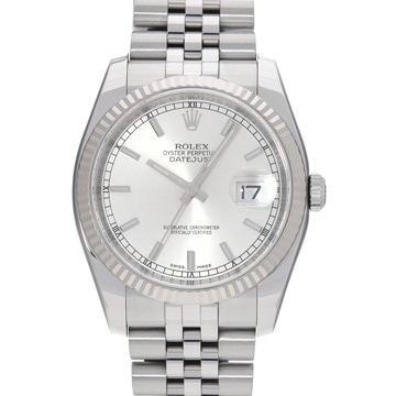 ロレックス デイトジャスト 116234 シルバー メンズ 時計 【中古】【wristwatch】