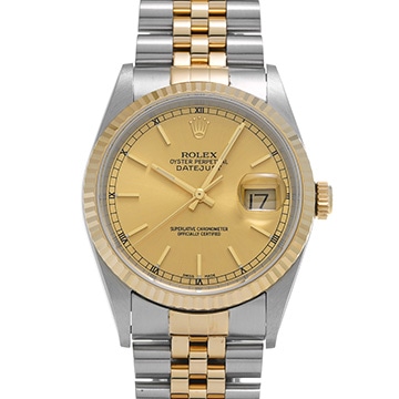 ロレックス デイトジャスト 16233 シャンパン メンズ 時計 【中古】【wristwatch】