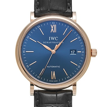 IWC ポートフィノ オートマティック IW356522 ブルー メンズ 時計 【中古】【wristwatch】