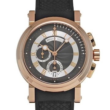 ブレゲ マリーン II クロノグラフ 5827BR/Z2/5ZU グレー メンズ 時計 【中古】【wristwatch】