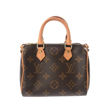 ルイ ヴィトン モノグラム ナノ スピーディ ブラウン M61252 モノグラムキャンバス レディース バッグ 【中古】【bag】