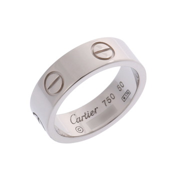 カルティエ ラブリング #50 シルバー K18ホワイトゴールド WG レディース ジュエリー 【中古】【jewelry】