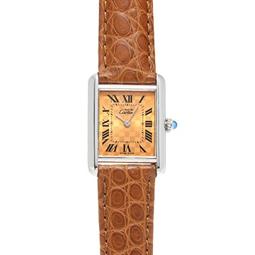 カルティエ マストタンク W1017654 オレンジ レディース 時計 【中古】【wristwatch】