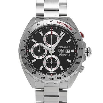 タグ ホイヤー フォーミュラ1 キャリバー16 クロノグラフ CAZ2010.BA0876 ブラック メンズ 時計 【中古】【wristwatch】