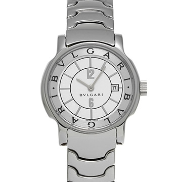 ブルガリ ソロテンポ ST29S ホワイト レディース 時計 【中古】【wristwatch】