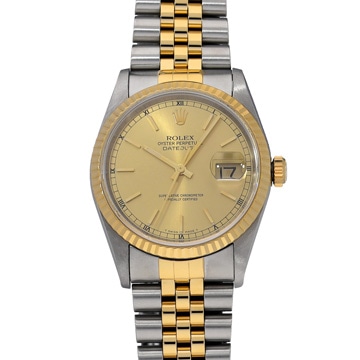 ロレックス デイトジャスト 16233 シャンパン メンズ 時計 【中古】【wristwatch】