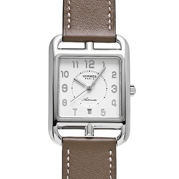 エルメス ケープコッド CC1.710 ホワイト ユニセックス 時計 【中古】【wristwatch】