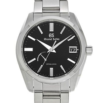 グランドセイコー ヘリテージコレクション スプリングドライブ SBGA467 ブラック メンズ 時計 【中古】【wristwatch】
