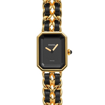 シャネル プルミエール S H0001 ブラック レディース 時計 【中古】【wristwatch】