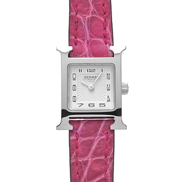 エルメス Hウォッチ ミニ HH1.110.131 ホワイト レディース 時計 【中古】【wristwatch】