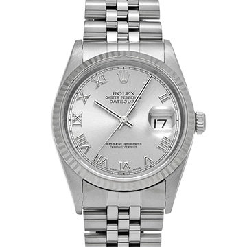 ロレックス デイトジャスト 16234 グレー メンズ 時計 【中古】【wristwatch】