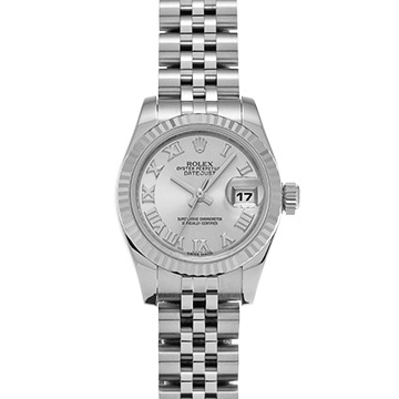 ロレックス デイトジャスト 179174 グレー レディース 時計 【中古】【wristwatch】