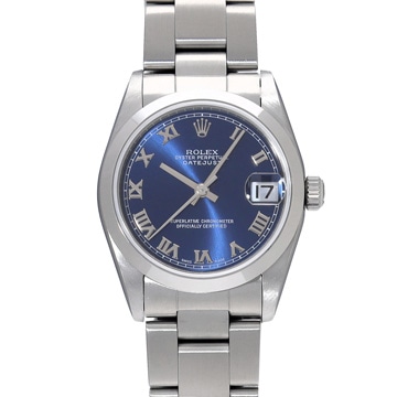 ロレックス デイトジャスト 78240 ブルー ユニセックス 時計 【中古】【wristwatch】