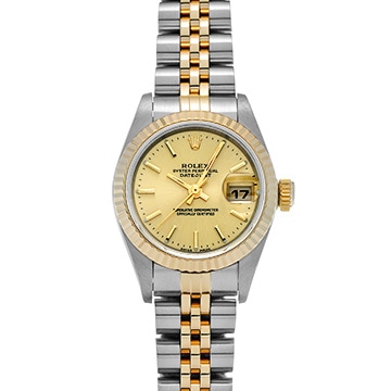 ロレックス デイトジャスト 79173 シャンパン レディース 時計 【中古】【wristwatch】