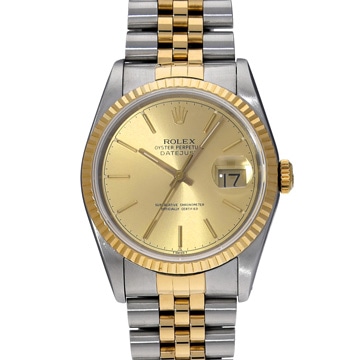 ロレックス デイトジャスト 16233 シャンパン メンズ 時計 【中古】【wristwatch】