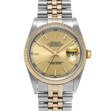 ロレックス デイトジャスト 16233 シャンパン メンズ 時計 【中古】【wristwatch】