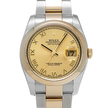 ロレックス デイトジャスト 116203 シャンパン メンズ 時計 【中古】【wristwatch】