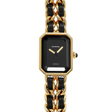 シャネル プルミエール S H0001 ブラック レディース 時計 【中古】【wristwatch】