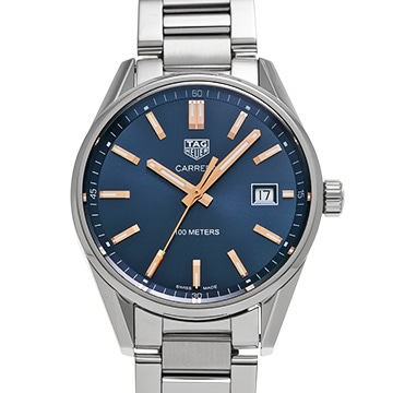 タグ ホイヤー カレラ クォーツ WAR1112.BA0601 ブルー メンズ 時計 【中古】【wristwatch】