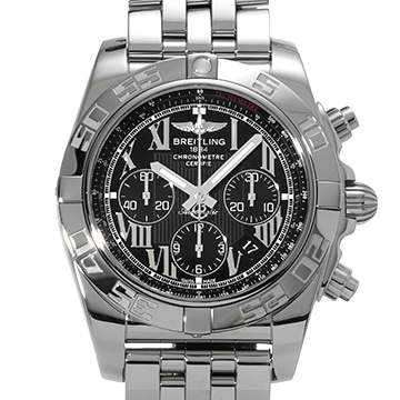 ブライトリング クロノマット 44 AB011012/B956 ブラック メンズ 時計 【中古】【wristwatch】