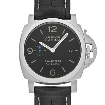 パネライ ルミノールマリーナ 1950 3デイズ アッチャイオ PAM01312 ブラック メンズ 時計 【中古】【wristwatch】