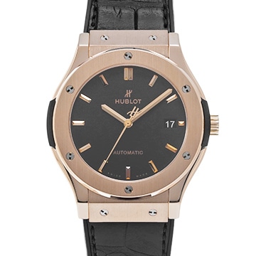 ウブロ クラシックフュージョン キングゴールド 45mm 511.OX.1181.RX マットブラック メンズ 時計 【中古】【wristwatch】