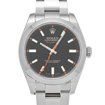 ロレックス ミルガウス 116400 ブラック メンズ 時計 【中古】【wristwatch】