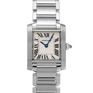 カルティエ タンクフランセーズ SM　 W51008Q3 シルバー レディース 時計 【中古】【wristwatch】