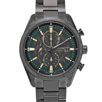 シチズン アテッサ ACT Line  ブラックチタン AT8288-60E ブラック メンズ 時計 【中古】【wristwatch】