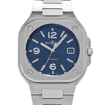 ベル＆ロス BR 05 ブルースチール BR05A-BLU-ST/SST ブルー メンズ 時計 【中古】【wristwatch】