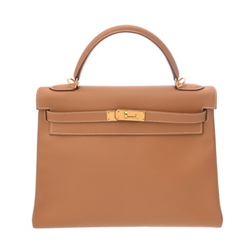 エルメス ケリー 32 内縫い 2WAY ナチュラル クシュベル レディース バッグ 【中古】【bag】