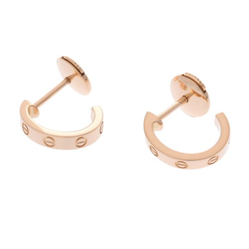 カルティエ ミニラブピアス ゴールド CRB8028800 K18イエローゴールド YG レディース ジュエリー 【中古】【jewelry】