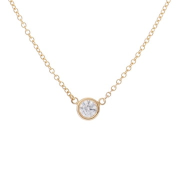 ティファニー バイザヤード ネックレス ゴールド K18イエローゴールド YG レディース ジュエリー 【中古】【jewelry】
