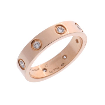 カルティエ ミニラブリング #47 8PD ゴールド K18ピンクゴールド PG レディース ジュエリー 【中古】【jewelry】