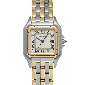 カルティエ パンテール MM 3ロウ 83083244 シルバー レディース 時計 【中古】【wristwatch】