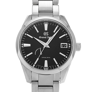 グランドセイコー ヘリテージコレクション スプリングドライブ SBGA301 ブラック メンズ 時計 【中古】【wristwatch】