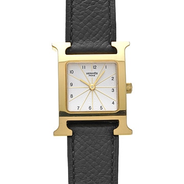 エルメス Hウォッチ HH1.201 ホワイト レディース 時計 【中古】【wristwatch】